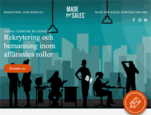 Tablet Screenshot of madeforsales.se